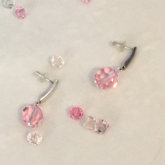 🆕Swarovski crystals and SS hooks earrings. - Picture 2 of 6